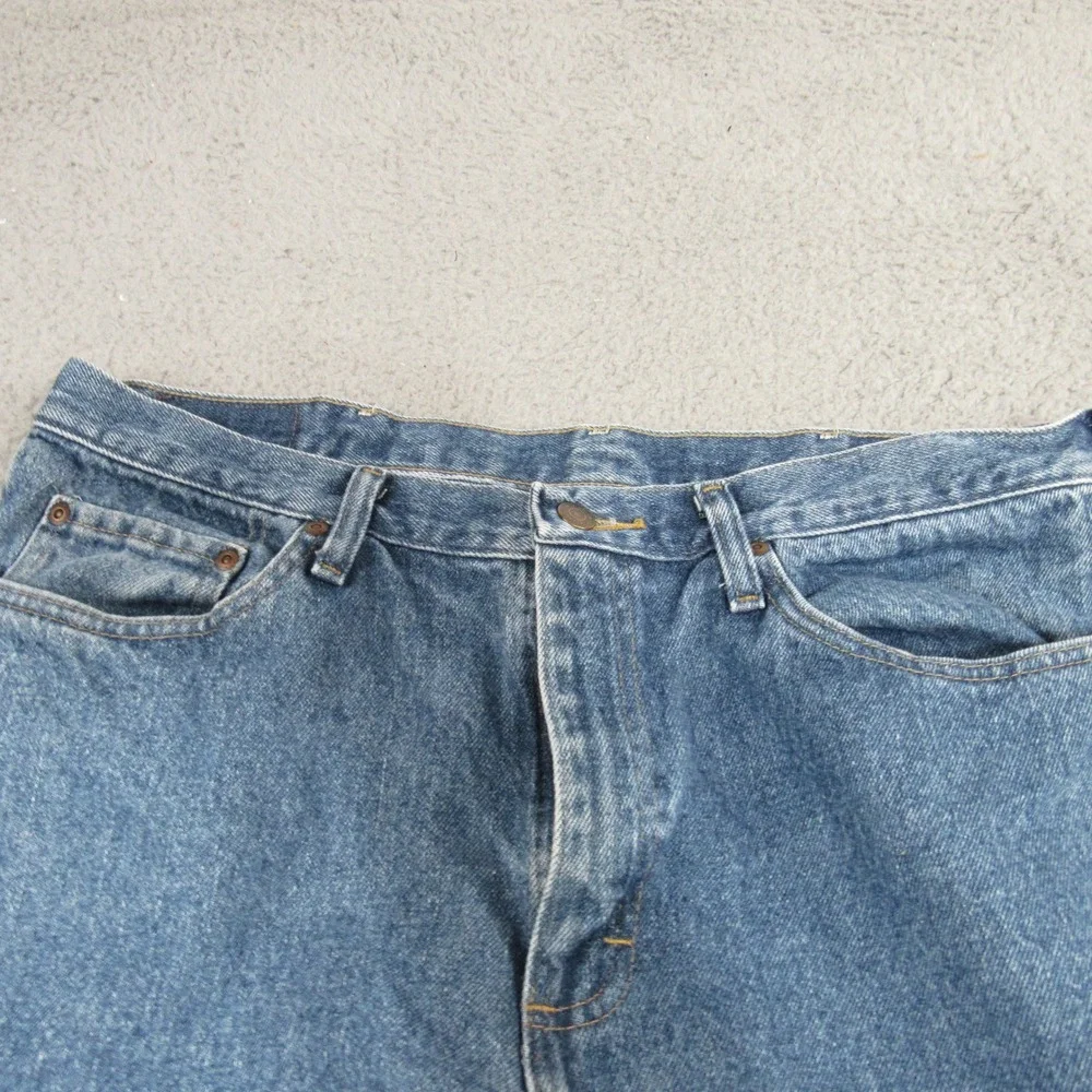 Wrangler Mens Regular Fit Blue Denim‎ Jeans 36x30 Medium Wash  Straight Leg